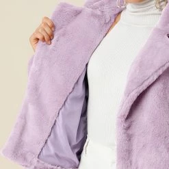 Allegra K Faux Fur Cropped Teddy Jacket Women 99 Allegra K Faux Fur Cropped Teddy Jacket Women