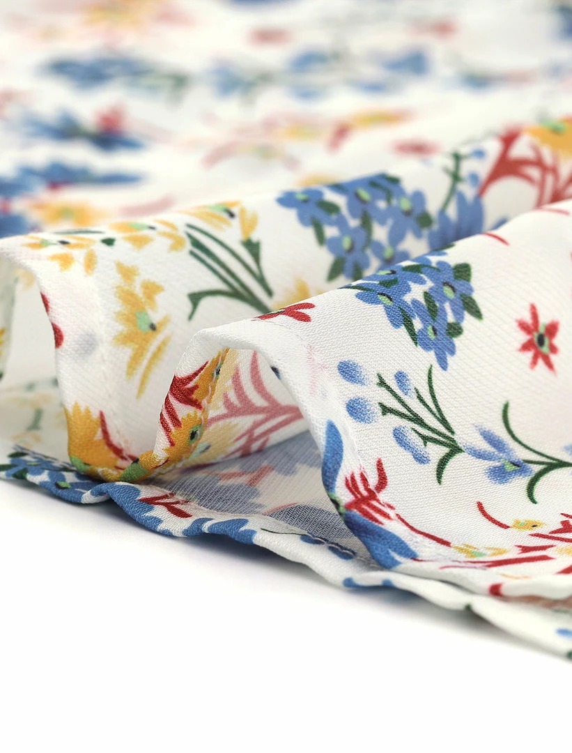 Allegra K Women's Floral Ruffled Short Sleeve Tops Ruffle Neck Casual Blouses 26 Allegra K Women's Floral Ruffled Short Sleeve Tops Ruffle Neck Casual Blouses