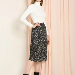 Allegra K Women's Midi Skirts Elastic Waist Floral Tiered Skirt 38 Allegra K Women's Midi Skirts Elastic Waist Floral Tiered Skirt