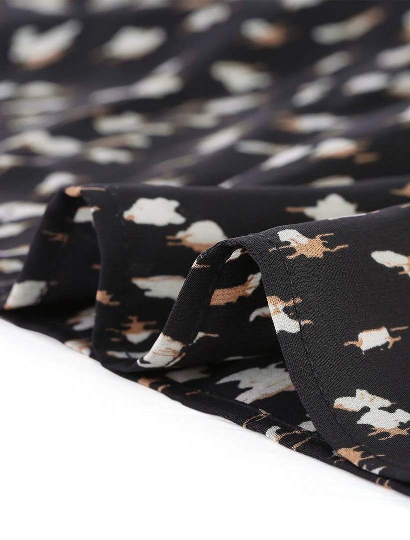 Allegra K Women's Midi Skirts Elastic Waist Floral Tiered Skirt 22 Allegra K Women's Midi Skirts Elastic Waist Floral Tiered Skirt