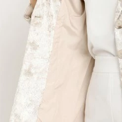 Allegra K Women's Notched Lapel Collar Textured Shiny Single Breasted Work Blazer 15 Allegra K Women's Notched Lapel Collar Textured Shiny Single Breasted Work Blazer