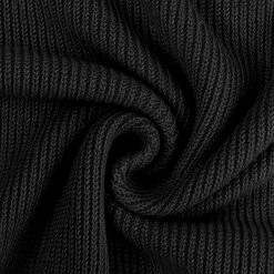 Allegra K Women's Long Sleeve Ribbed Knit Ruffle Hem Peplum Top