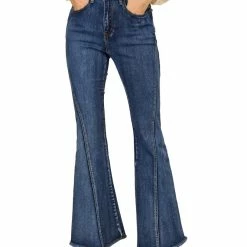 Allegra K Women's Vintage Flare Jean Denim Pants High Waist Stretchy Bell Bottoms Jeans 34 Allegra K Women's Vintage Flare Jean Denim Pants High Waist Stretchy Bell Bottoms Jeans
