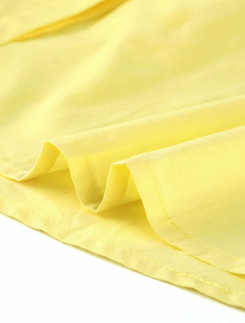 Allegra K Women's 3/4 Sleeve Button Front Flare Mini Shirt Dress 38 Allegra K Women's 3/4 Sleeve Button Front Flare Mini Shirt Dress