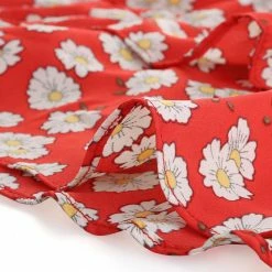 Allegra K Women's Ditsy Floral Faux Wrap Ruffle Hem A-Line Mini Skirt