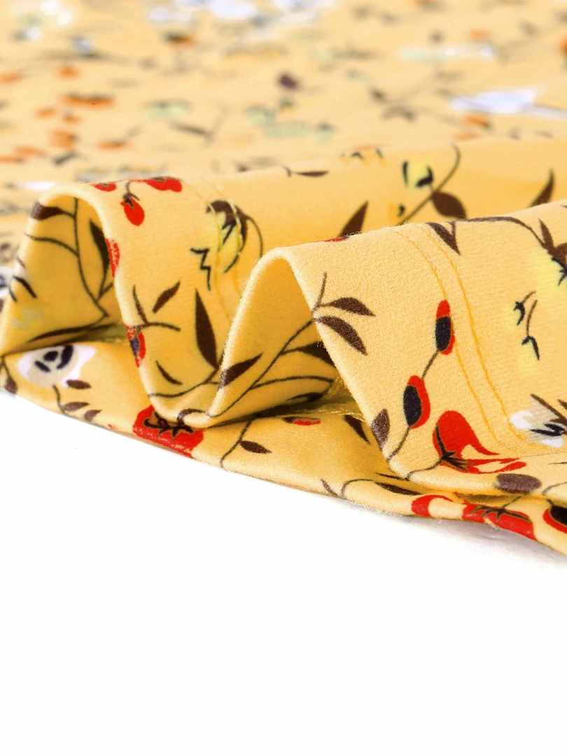 Allegra K Women's Floral Ruffle Short Sleeve Ruched Cinched Waist Casual V Neck Dress 9 Allegra K Women's Floral Ruffle Short Sleeve Ruched Cinched Waist Casual V Neck Dress