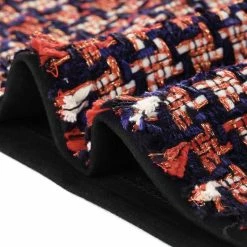 Allegra K Women's Glittery Tweed Faux Suede Casual Short Plaid Mini Skirt