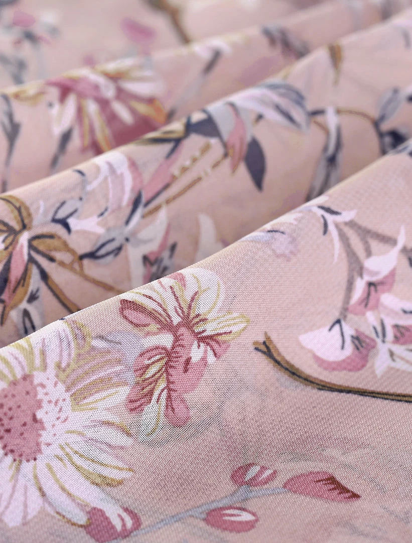 Allegra K Women's Casual Ruffle 3/4 Sleeve Floral Print Chiffon Blouse 20 Allegra K Women's Casual Ruffle 3/4 Sleeve Floral Print Chiffon Blouse