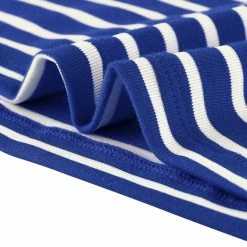 Allegra K Women's Slim Fit Short Sleeves Off The Shoulder Cropped Top