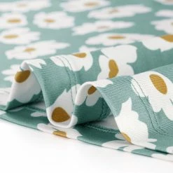 Allegra K Women's Daisy Floral Print Top Summer Crew Neck Short Sleeve Blouse Shirt