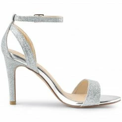 Allegra K Women's Glitter Ankle Strap Stiletto High Heel Sandals 30 Allegra K Women's Glitter Ankle Strap Stiletto High Heel Sandals