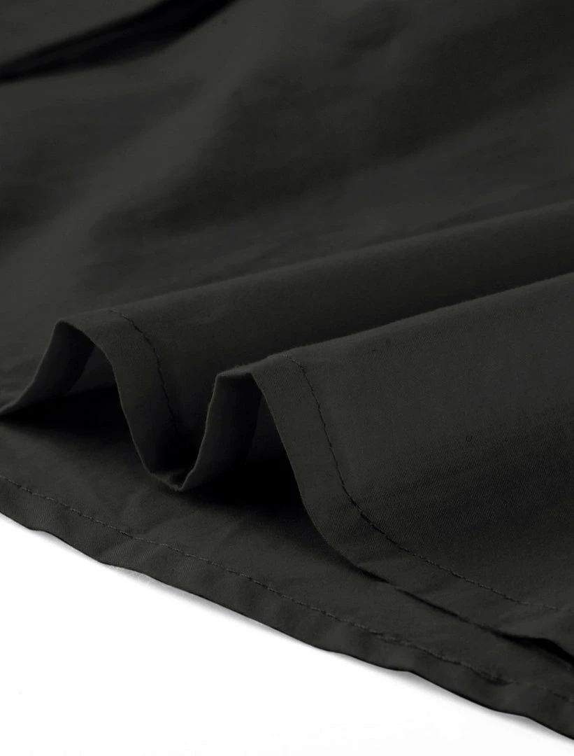 Allegra K Women's 3/4 Sleeve Button Front Flare Mini Shirt Dress 32 Allegra K Women's 3/4 Sleeve Button Front Flare Mini Shirt Dress