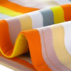 Allegra K Rainbow Striped Summer Cami Crop Top