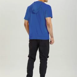 Allegra K Men's Hoodies Solid Color Zip Up Short Sleeve Jackets With Hood 38 Allegra K Men's Hoodies Solid Color Zip Up Short Sleeve Jackets With Hood