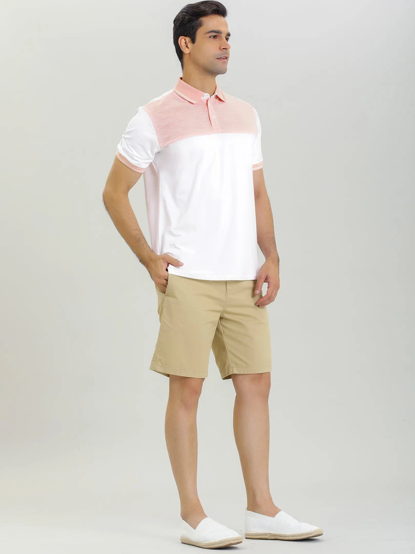 Allegra K Men's Casual Summer Color Block Golf Polo Short Sleeves Cotton T-Shirts Tops 4 Allegra K Men's Casual Summer Color Block Golf Polo Short Sleeves Cotton T-Shirts Tops