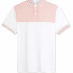 Allegra K Men's Casual Summer Color Block Golf Polo Short Sleeves Cotton T-Shirts Tops 24 Allegra K Men's Casual Summer Color Block Golf Polo Short Sleeves Cotton T-Shirts Tops