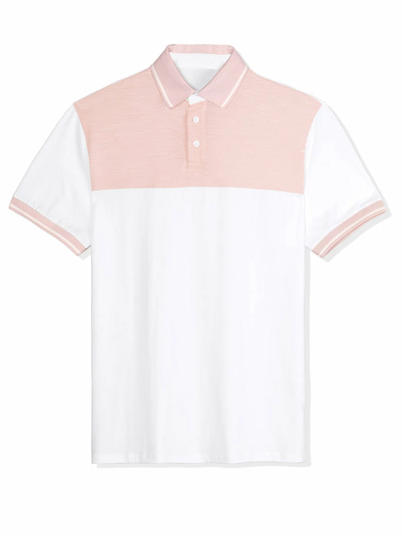 Allegra K Men's Casual Summer Color Block Golf Polo Short Sleeves Cotton T-Shirts Tops 6 Allegra K Men's Casual Summer Color Block Golf Polo Short Sleeves Cotton T-Shirts Tops