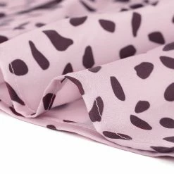 Allegra K Women's Elegant Dots V Neck Long Sleeve Top Button Peplum Blouse