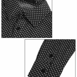 Allegra K Men's Shirts Long Sleeve Polka Dots Prints Slim Fit Button Up Casual Shirt 73 Allegra K Men's Shirts Long Sleeve Polka Dots Prints Slim Fit Button Up Casual Shirt