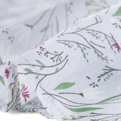 Allegra K Women's Chiffon Ruffle Sleeve Layered Floral Print Blouse Top