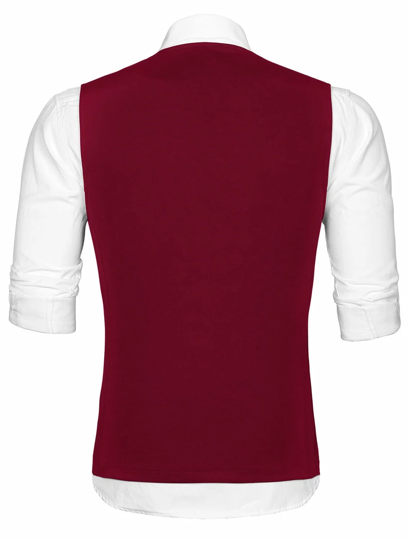 Allegra K Men's V Neck Sleeveless Two Pockets Button Down Solid Color Vest 13 Allegra K Men's V Neck Sleeveless Two Pockets Button Down Solid Color Vest