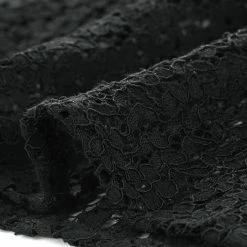 Allegra K Women's Lace Top Floral Semi Sheer Long Sleeve Button Down Office Business Blouse