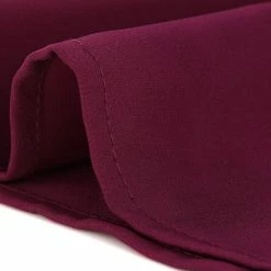 Allegra K Women's Office Long Sleeve Crew Neck Lace Inset Blouse Shirt