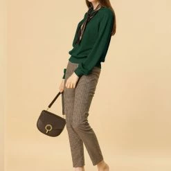 Allegra K Ribbed Pullover Sweater With Lantern Sleeves Women 103 Allegra K Ribbed Pullover Sweater With Lantern Sleeves Women