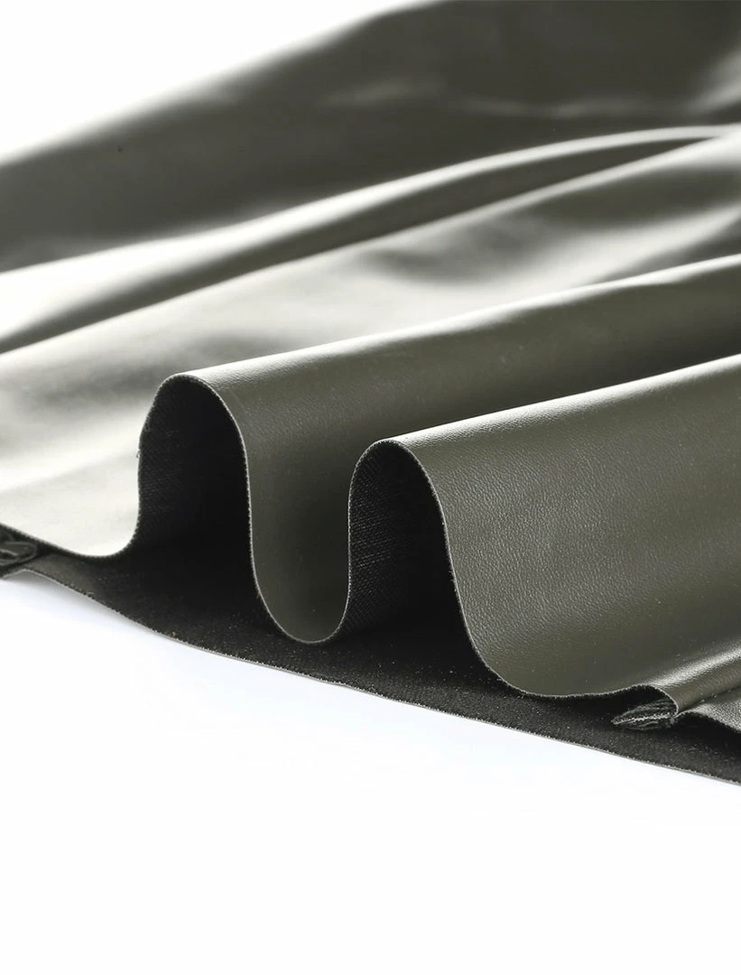 Allegra K Women's PU Faux Leather High Waist Short Casual Mini Skirt 15 Allegra K Women's PU Faux Leather High Waist Short Casual Mini Skirt