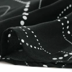 Allegra K Women's Business Long Sleeve Button Up Shirt Dots Point Collar Top Blouse