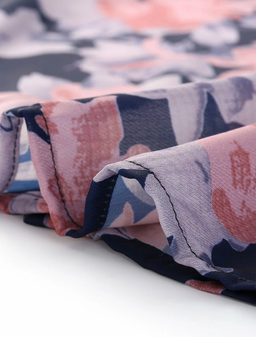 Women Allegra K Floral Printed Button Down Shirts Long Sleeves Vintage Top 9 Women Allegra K Floral Printed Button Down Shirts Long Sleeves Vintage Top