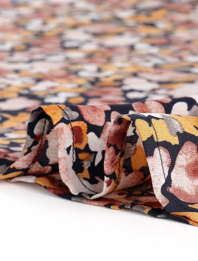 Allegra K Women's Tie Neck Chiffon Long Sleeves Vintage Floral Print Belted Dress 15 Allegra K Women's Tie Neck Chiffon Long Sleeves Vintage Floral Print Belted Dress