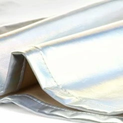 Allegra K Women's Metallic Shiny Glitter Sparkly Zipper A-Line Holographic Full Skirts