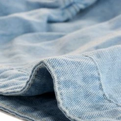 Allegra K Women's Casual Sequin Shiny Sparkle Drop Long Sleeves Zipper Crop Denim Jacket