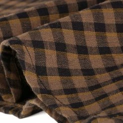 Allegra K Women's Vintage Check Ruffle Neck Button Down Long Sleeve A-Line Dress 22 Allegra K Women's Vintage Check Ruffle Neck Button Down Long Sleeve A-Line Dress