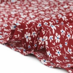 Allegra K Women's Peter Pan Collar Lace Trim Button Long Sleeves Floral Shirt Dress With Belt 51 Allegra K Women's Peter Pan Collar Lace Trim Button Long Sleeves Floral Shirt Dress With Belt