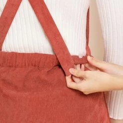 Allegra K Women's Corduroy Mini V Neck A-line Pinafore Bib Overall Dress 75 Allegra K Women's Corduroy Mini V Neck A-line Pinafore Bib Overall Dress