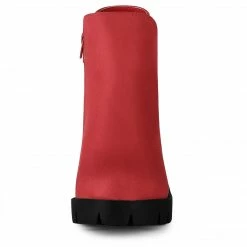 Allegra K Women's Lug Sole Chunky Heels Chelsea Combat Boots Shoes 39 Allegra K Women's Lug Sole Chunky Heels Chelsea Combat Boots Shoes