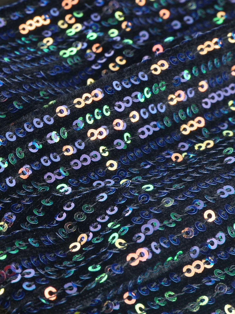 Allegra K Women's Metallic Sequin Long Sleeve V Neck Shiny Contrast Color Mini Dress 15 Allegra K Women's Metallic Sequin Long Sleeve V Neck Shiny Contrast Color Mini Dress