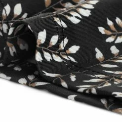 Allegra K Women's Pleated Waist Ruched Sleeve Floral Prints Flare Dress 31 Allegra K Women's Pleated Waist Ruched Sleeve Floral Prints Flare Dress