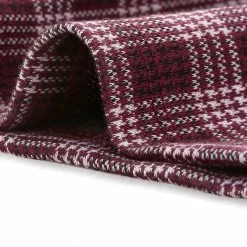 Allegra K Women's Vintage Plaid Long Sleeve Zip Up Fit And Flare Mini Dress