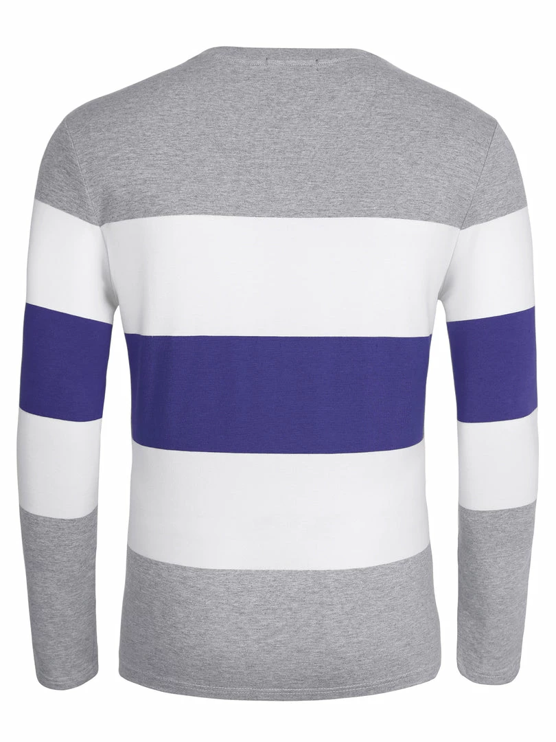 Allegra K Tops Men's Father's Day Basic Color Block Crew Neck Casual Pullover Long Sleeve Tees 40 Allegra K Tops Men's Father's Day Basic Color Block Crew Neck Casual Pullover Long Sleeve Tees