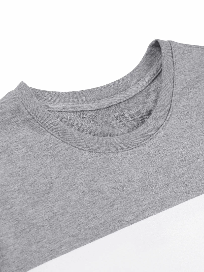 Allegra K Tops Men's Father's Day Basic Color Block Crew Neck Casual Pullover Long Sleeve Tees 41 Allegra K Tops Men's Father's Day Basic Color Block Crew Neck Casual Pullover Long Sleeve Tees