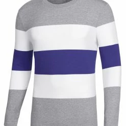 Allegra K Tops Men's Father's Day Basic Color Block Crew Neck Casual Pullover Long Sleeve Tees 95 Allegra K Tops Men's Father's Day Basic Color Block Crew Neck Casual Pullover Long Sleeve Tees