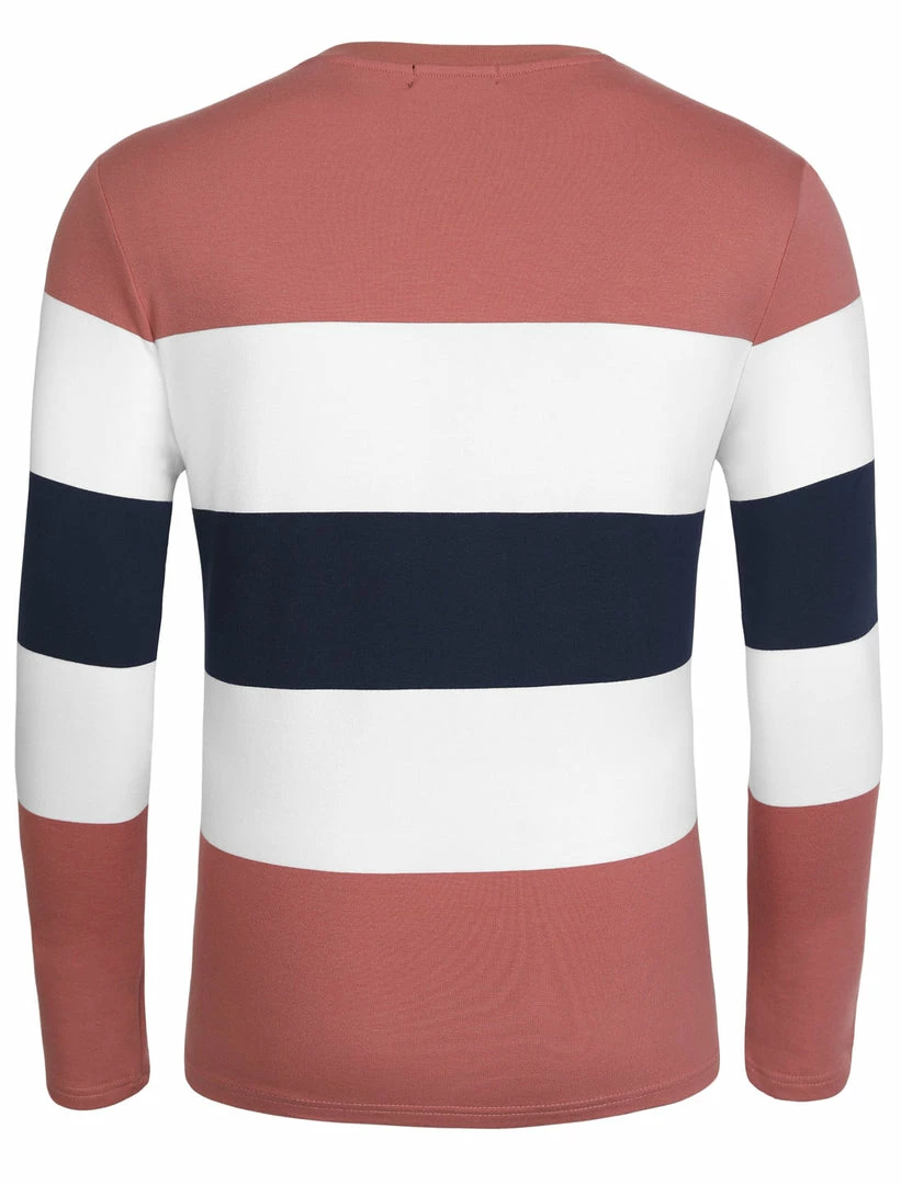 Allegra K Tops Men's Father's Day Basic Color Block Crew Neck Casual Pullover Long Sleeve Tees 33 Allegra K Tops Men's Father's Day Basic Color Block Crew Neck Casual Pullover Long Sleeve Tees