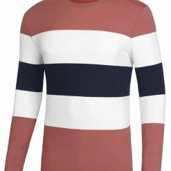 Allegra K Tops Men's Father's Day Basic Color Block Crew Neck Casual Pullover Long Sleeve Tees 88 Allegra K Tops Men's Father's Day Basic Color Block Crew Neck Casual Pullover Long Sleeve Tees