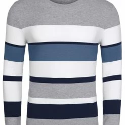 Allegra K Tops Men's Father's Day Basic Color Block Crew Neck Casual Pullover Long Sleeve Tees 76 Allegra K Tops Men's Father's Day Basic Color Block Crew Neck Casual Pullover Long Sleeve Tees