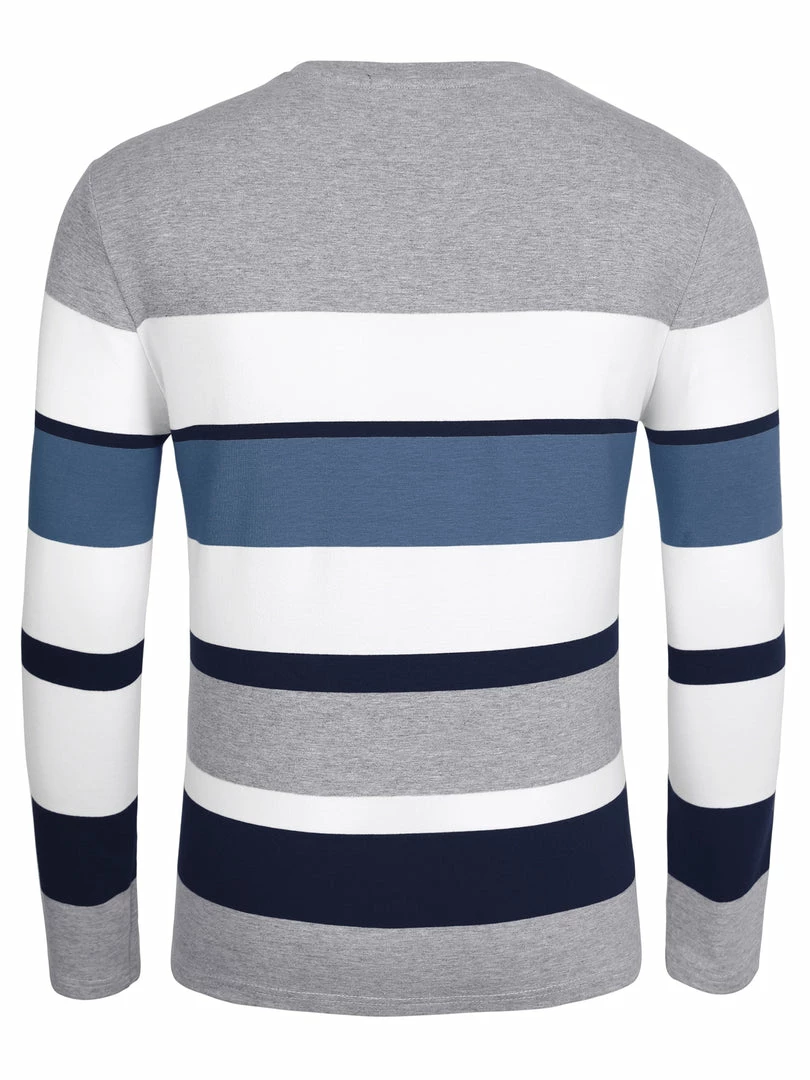 Allegra K Tops Men's Father's Day Basic Color Block Crew Neck Casual Pullover Long Sleeve Tees 19 Allegra K Tops Men's Father's Day Basic Color Block Crew Neck Casual Pullover Long Sleeve Tees