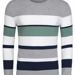 Allegra K Tops Men's Father's Day Basic Color Block Crew Neck Casual Pullover Long Sleeve Tees 69 Allegra K Tops Men's Father's Day Basic Color Block Crew Neck Casual Pullover Long Sleeve Tees