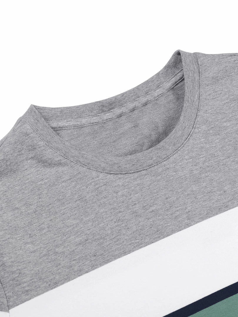 Allegra K Tops Men's Father's Day Basic Color Block Crew Neck Casual Pullover Long Sleeve Tees 13 Allegra K Tops Men's Father's Day Basic Color Block Crew Neck Casual Pullover Long Sleeve Tees